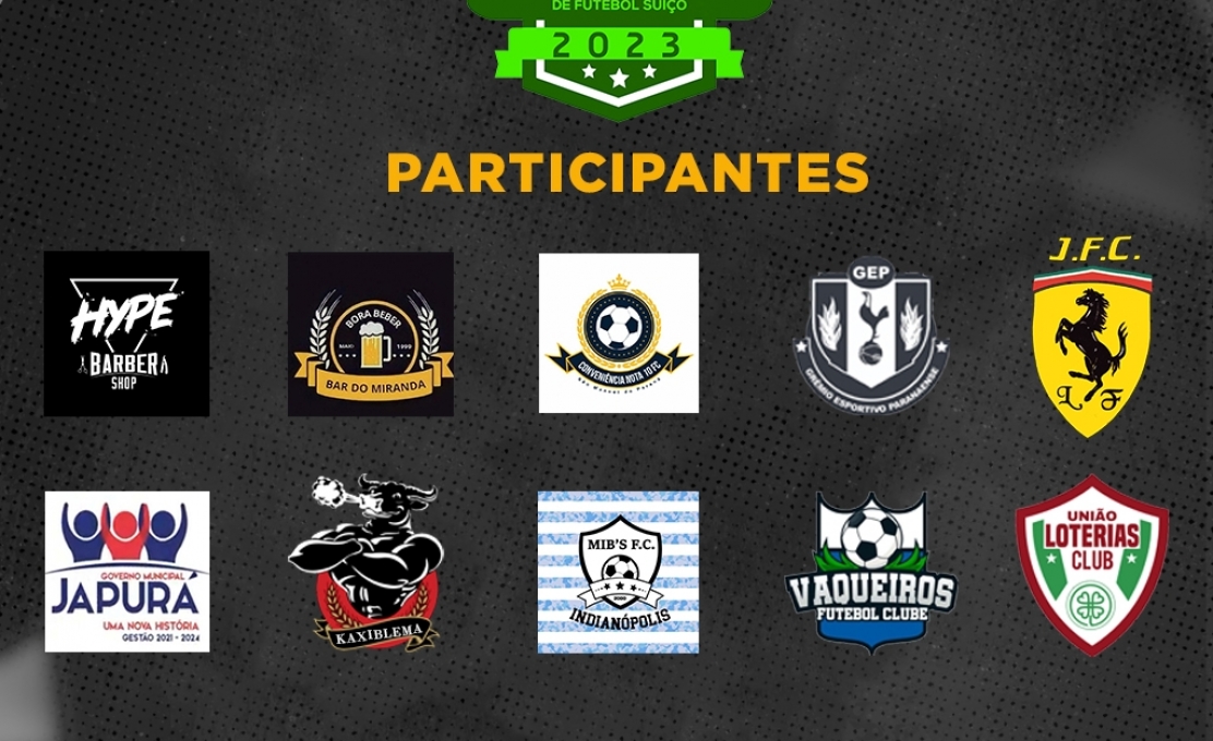 A 2ª Edição da Copa Guapo de Futebol Suíço já tem as 10 equipes definidas. Confira!