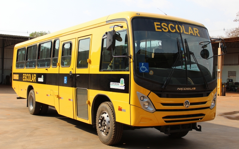 Município recebe Ônibus para Transporte Escolar