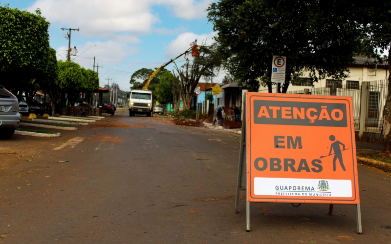 Obras em andamento!