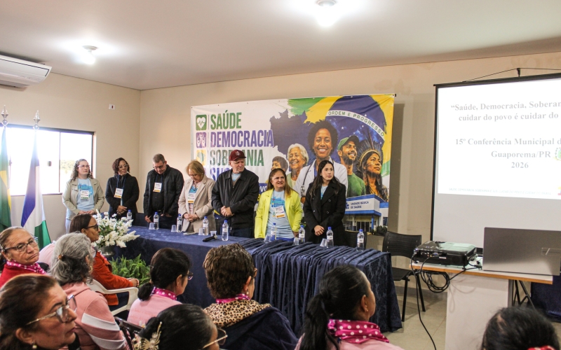 Guaporema realiza 15ª Conferencia Municipal de Saúde e tem grande participação popular